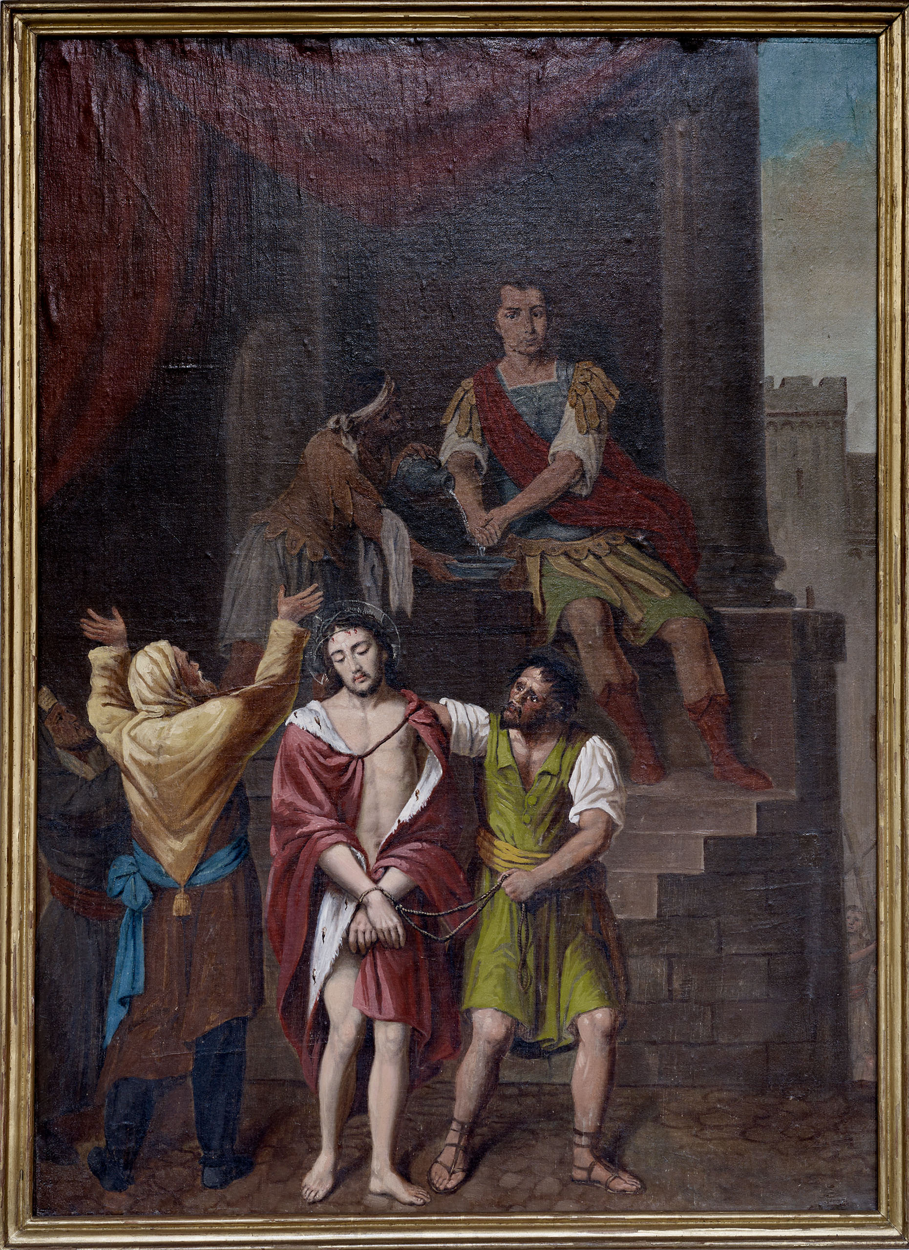 St. Laurentius. Kreuzwegstation mit Christus